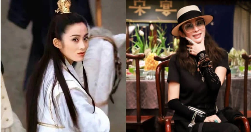 香港女星張敏為上世紀眾多「星女郎」的成員之一，更因美麗的外貌獲得許多粉絲喜愛。（圖／翻攝自微博／娛聞蜀黍、張敏Cm）