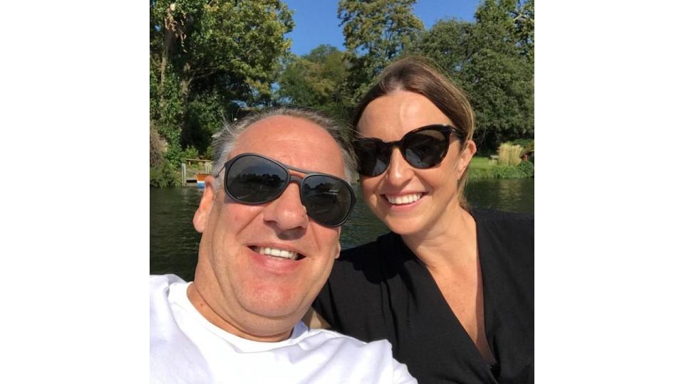 Paul merson and wife Kate selfie