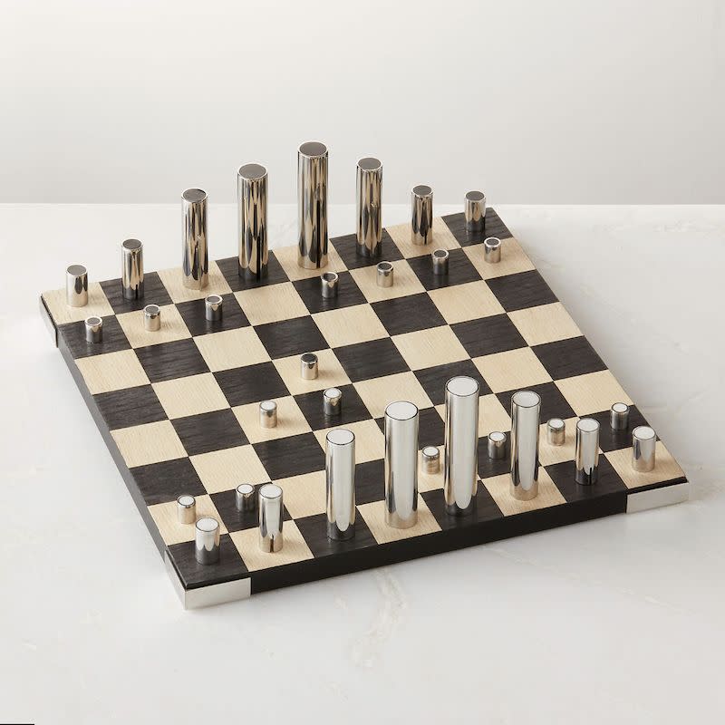 <p><a href="https://go.redirectingat.com?id=74968X1596630&url=https%3A%2F%2Fwww.cb2.com%2Ffamiglia-modern-stainless-steel-chess-set%2Fs670646&sref=https%3A%2F%2Fwww.esquire.com%2Flifestyle%2Fg27395130%2Fbest-gifts-for-father-in-law-ideas%2F" rel="nofollow noopener" target="_blank" data-ylk="slk:Shop Now;elm:context_link;itc:0;sec:content-canvas" class="link rapid-noclick-resp">Shop Now</a></p><p>Famiglia Chess Set</p><p>cb2.com</p><p>$299.00</p>