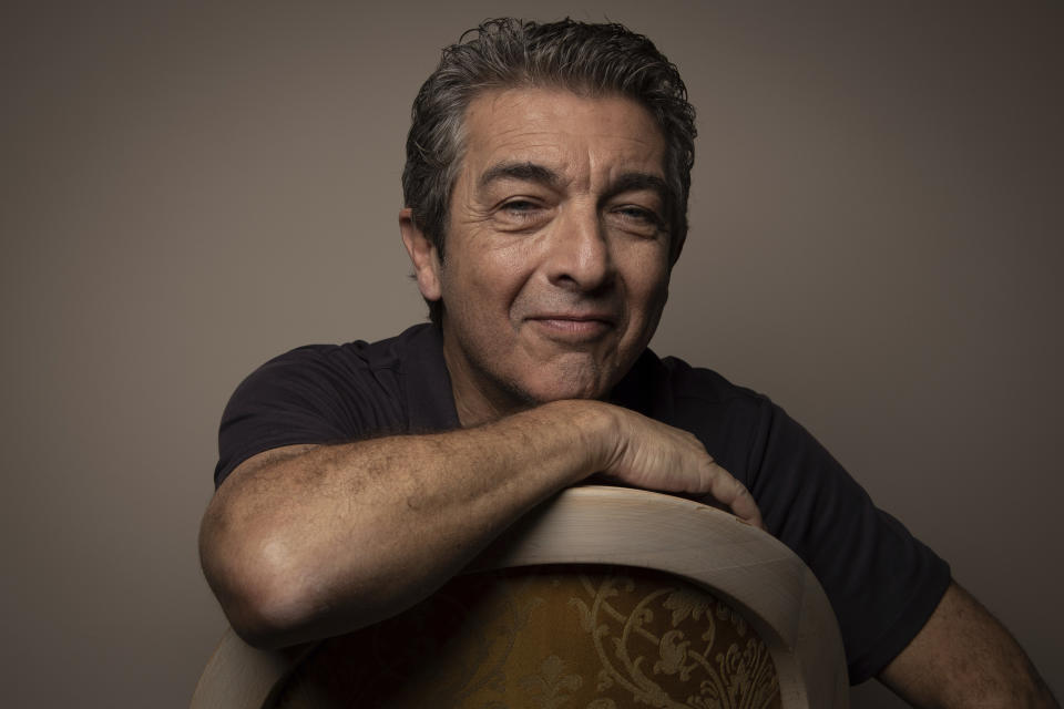 Ricardo Darin poses for portraits to promote the film "Argentina, 1985" during the 79th edition of the Venice Film Festival in Venice, Italy, on Sept. 4, 2022. (Photo by Vianney Le Caer/Invision/AP)