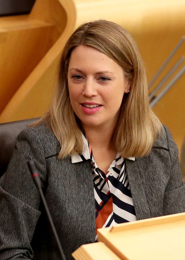 Transport minister Jenny Gilruth (Jane Barlow/PA)