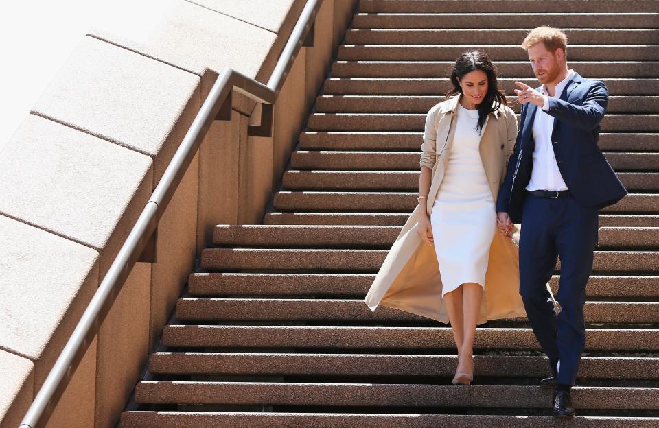 <h1 class="title">Meghan Markle's fashion choice crashed an Australian designer's website 1</h1><cite class="credit">Don Arnold/Getty Images</cite>