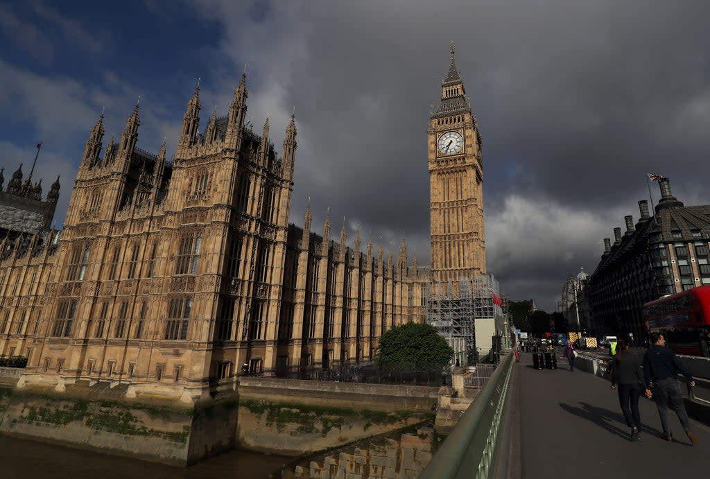 Storm clouds above the Palace of Westminster (Andrew Matthews/PA) (PA Archive)