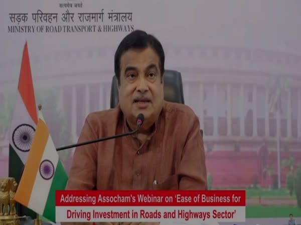 Union Minister Nitin Gadkari addressing a webinar.