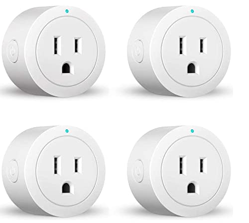 Smart Plug ESICOO, WiFi Plugs That Work with Alexa, Echo, Google Home, No Hub Required, ETL & F…