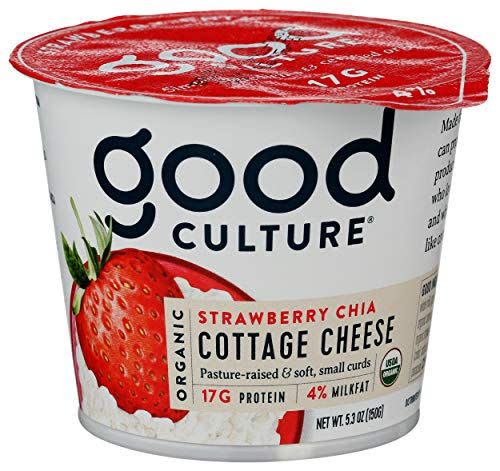 6) Strawberry Chia Organic Cottage Cheese