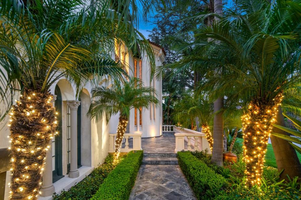 A sniper shot Bugsy through the window of his mistress’s swanky Beverly Hills pad in 1947. That mansion is now on the market for nearly $17m (Jam Press/Courtesy Nourmand)