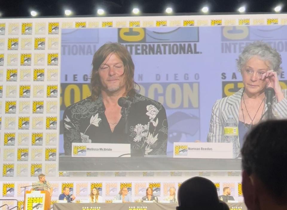 TWD Norman Reedus and Melissa McBride at San Diego Comic-Con 2022