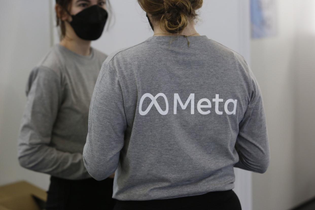 Months after the latest layoffs, Meta employees are more willing to bond and plan with each other. (Angel Garcia/Bloomberg)
