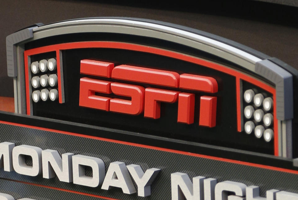 Disney networks, most notably ESPN, have been restored to 15 million Charter customers just in time for Monday Night Football between the Jets and Bills. (AP Photo/David Kohl, File)
