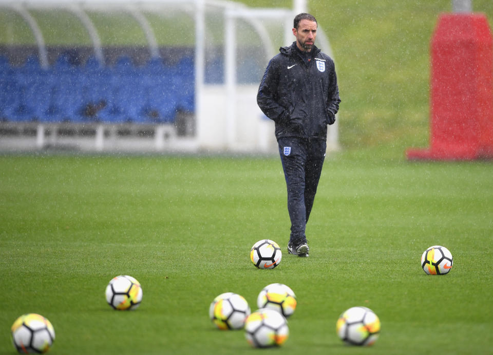 Gareth Southgate is having a ball with England