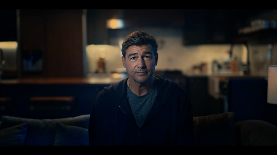 Actor Kyle Chandler from the United Airlines Cleveland Browns themed Super Bowl ad.