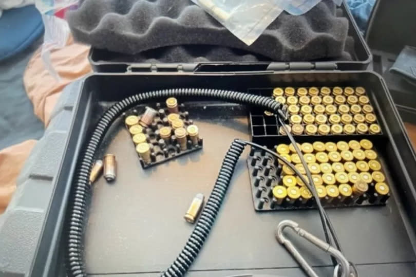 The ammunition found by Ricky Anderson's home in Woodford Green