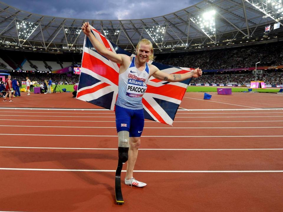 Peacock regained the T44 100m (Getty Images)