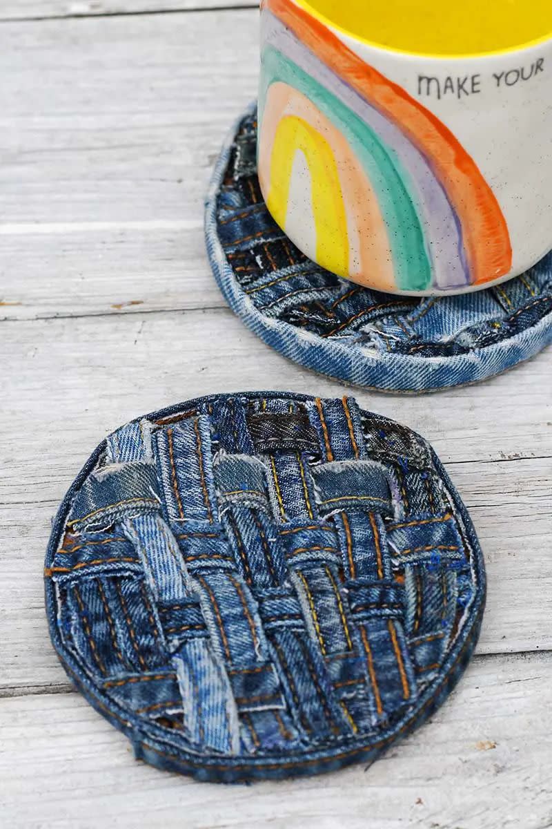 denim coasters