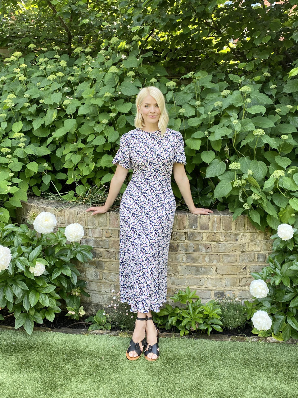 Snap up Holly's dress before it sells out again (Marks & Spencer)