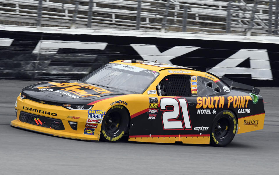 Daniel Hemric made the final four in the Xfinity Series in 2017. (AP Photo/Larry Papke)