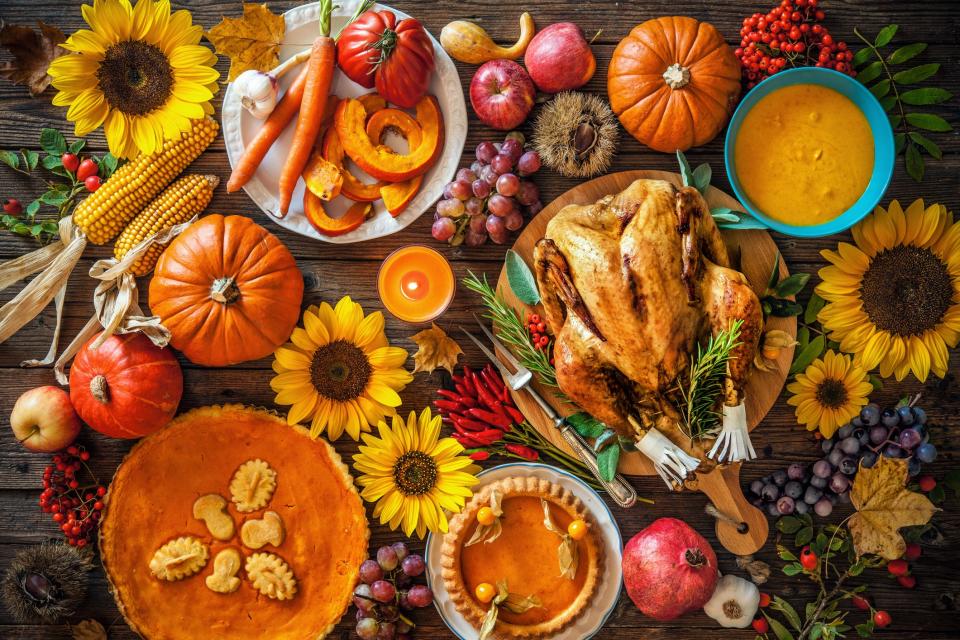 Many of the foods we enjoy on Thanksgiving, such as cooked turkey, spiced pumpkin pie and corn on the cob can harm the animals in our home if shared.