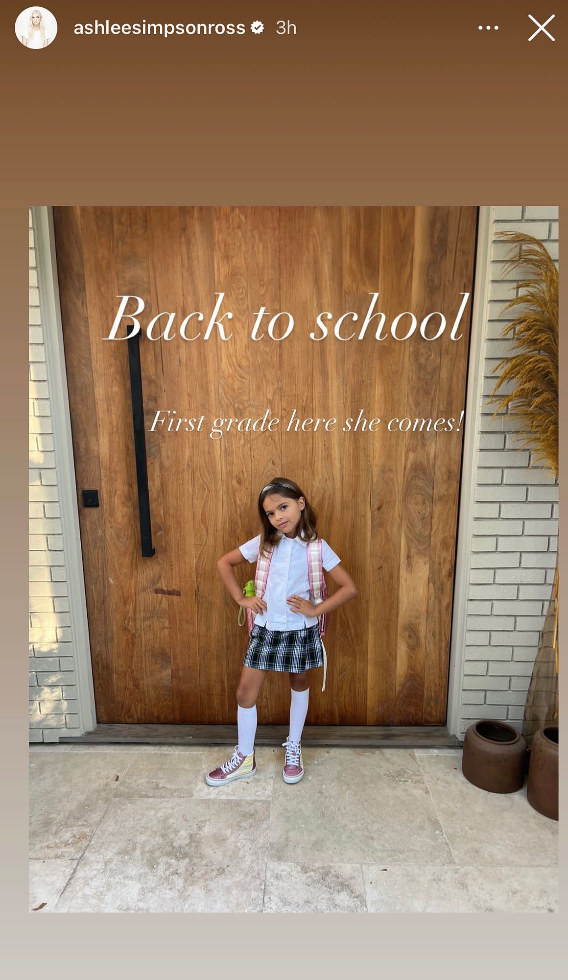 Ashlee Simpson and Evan Ross’ Daughter, Jagger Snow, Back to School