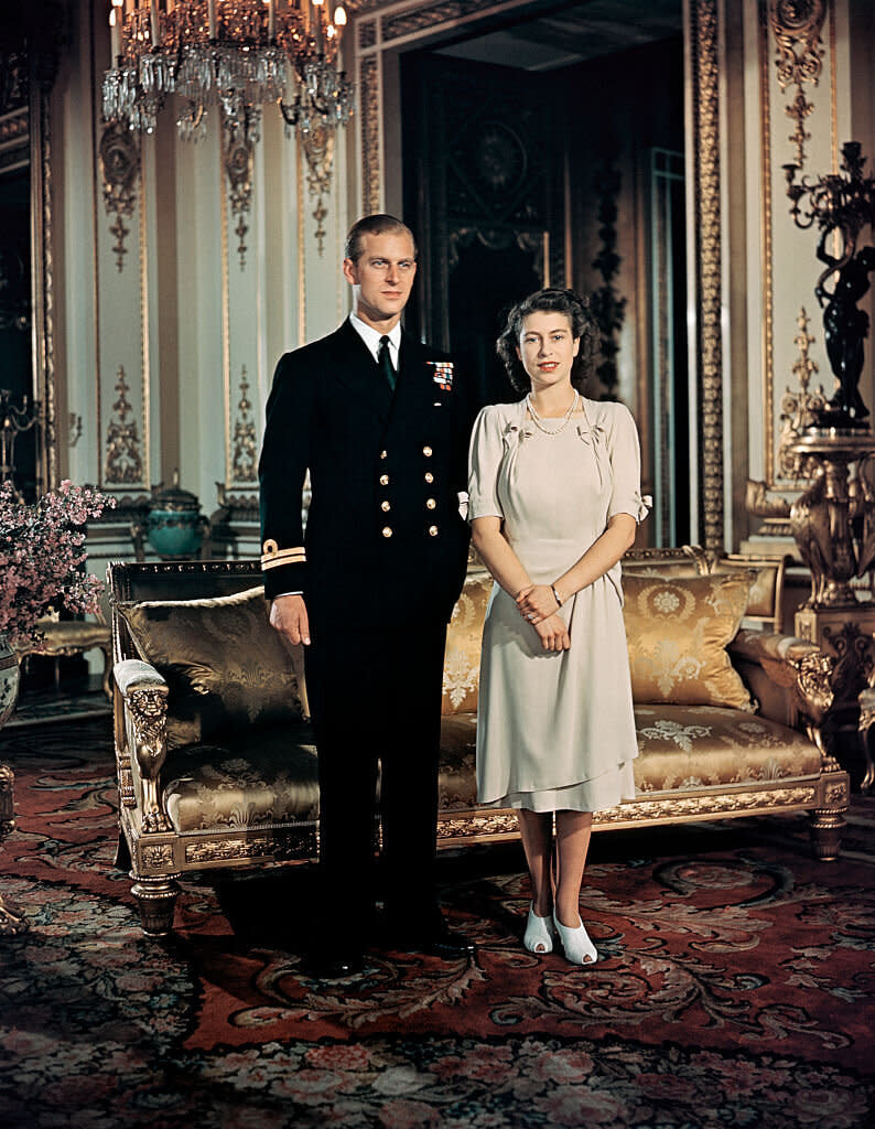 Prinz Philip und die damalige Prinzessin Elizabeth in jungen Jahren. (Bild: Getty Images)