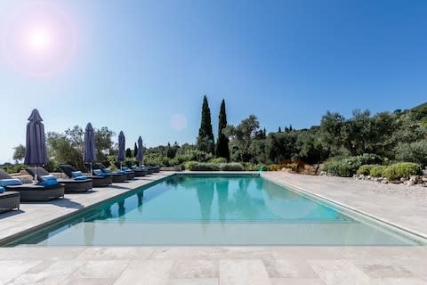 Villa Lagaria will impress the most critical of teens - and, as it sleeps 12, there's plenty of space for a friend or two - Credit: Peligoni Beach Club