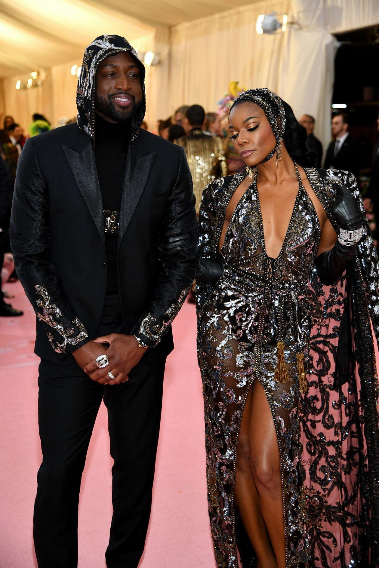 Dwayne Wade And Gabrielle Union attend The 2019 Met Gala Celebrating Camp: Notes on Fashion at Metropolitan Museum of Art on May 06, 2019 in New York City.