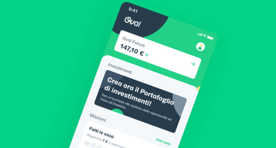 L'app di Oval Money consente di investire piccole cifre a partire dalle spese di tutti i giorni. Il servizio, infatti, permette di arrotondare le nostre uscite e investire piccole somme ogni volta che usiamo la nostra carta di credito o debito.