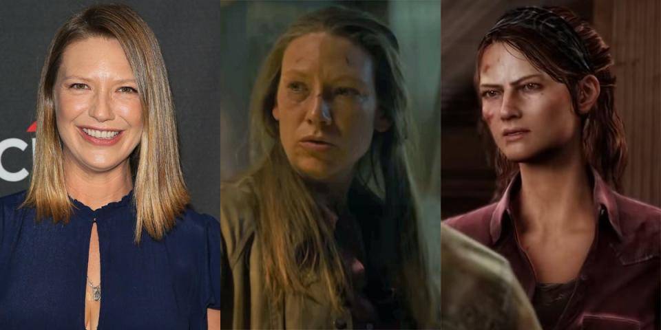 Anna Torv in The Last of Us as Tess in the show vs game