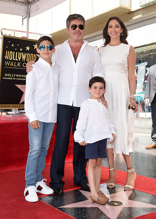 simon-cowell-lauren-family