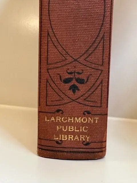 Joanie Wheeler Morgan returned this copy of Joseph Conrad's "Youth and Other Stories" Larchmont Public Library after a 90-year loan from her stepfather, James H.S. Ellis, was an advertisement executive who used to live in Larchmont.