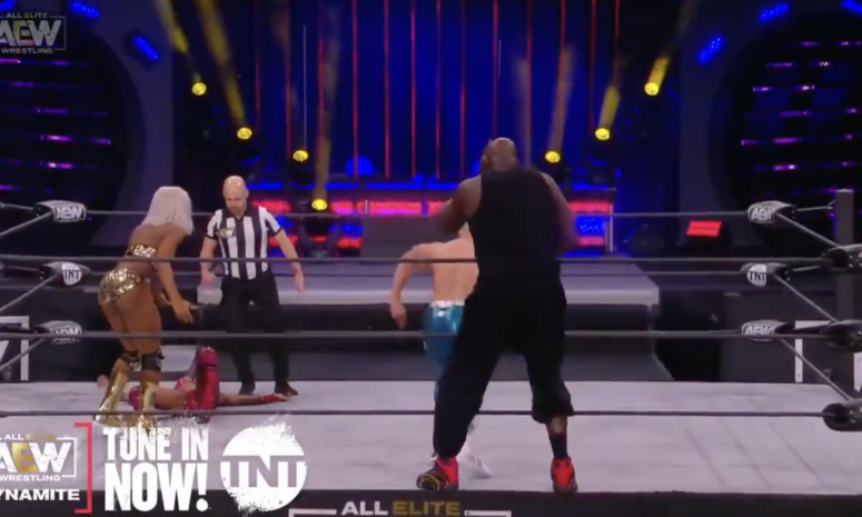 Shaq's wrestling debut on AEW.