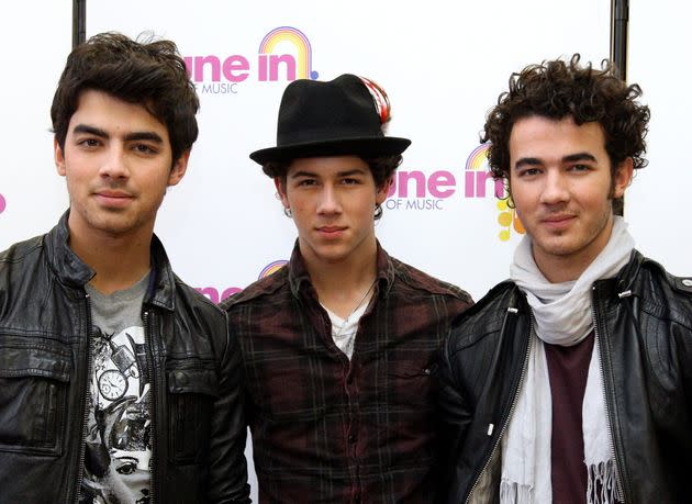 The Jonas Brothers wore so-called purity rings during the late 2000s. (Photo: via Associated Press)