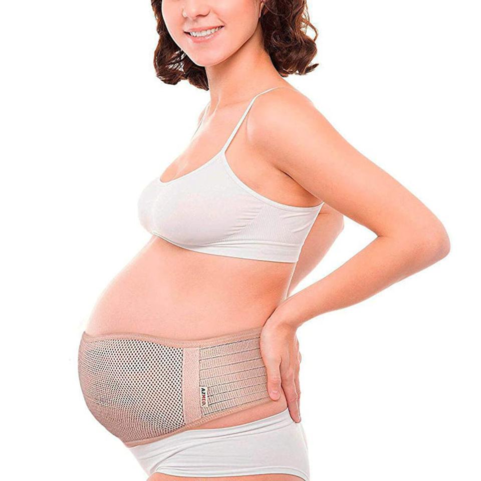 AZMED Maternity Belt, Breathable Pregnancy Back Support