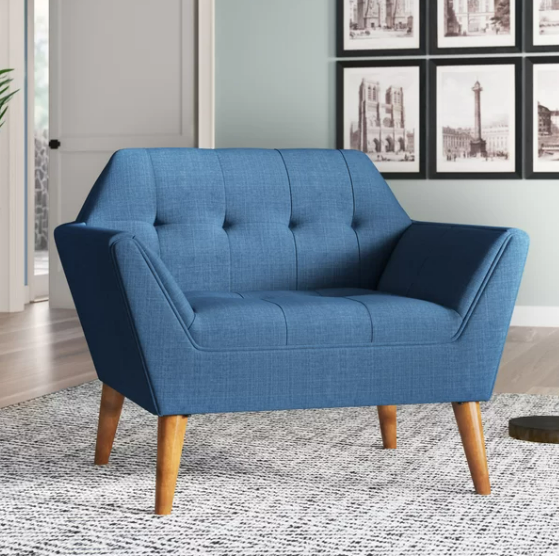 wayfair chair blue