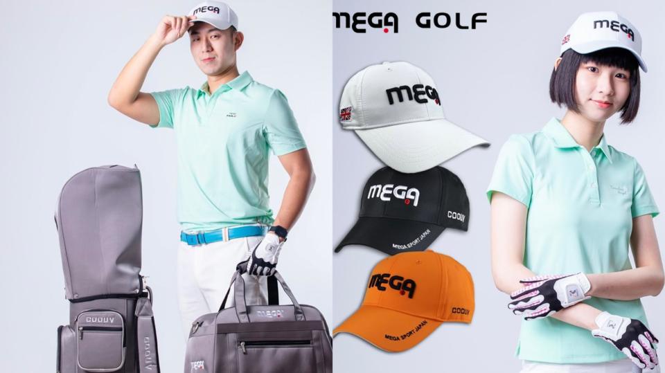 簡約有型的Logo款高爾夫球帽，低調彰顯品味。（圖片來源：MEGA GOLF）