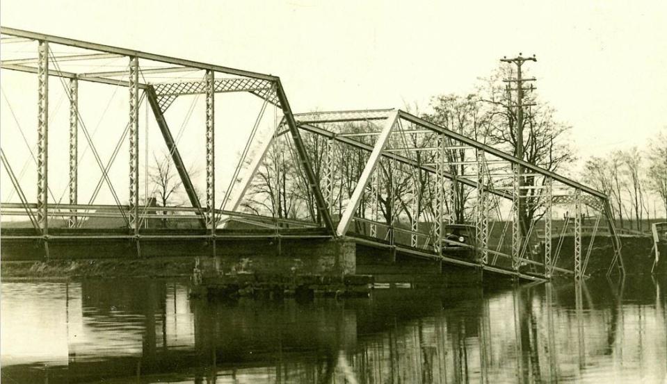 The Rawsonville Bridge connected the areas of Washtenaw and Wayne County that made up the late town of Rawsonville. The bridge collapsed one night in 1939, cementing the town's demise.
