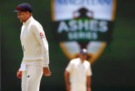 Cricket - Ashes test match - Australia v England - WACA Ground, Perth, Australia, December 17, 2017. England's captain Joe Root reacts during the fourth day of the third Ashes cricket test match. REUTERS/David Gray