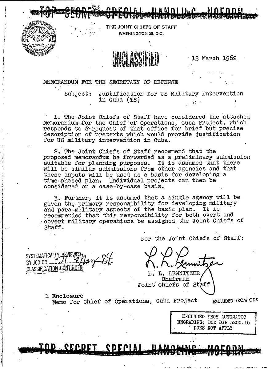 operation northwoods document