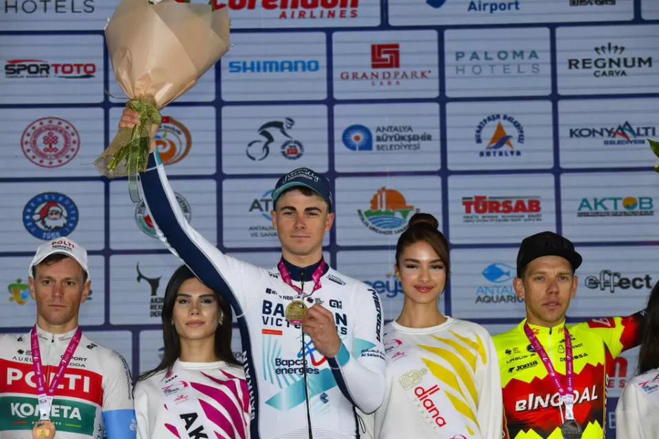 年僅23歲的戈夫卡為車隊在土耳其環安塔利亞首開紀錄。Sprint Cycling提供