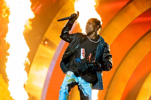 Travis Scott performs during 2021 Astroworld Festival at NRG Park on November 05, 2021 in Houston, Texas. - Credit: Erika Goldring/WireImage