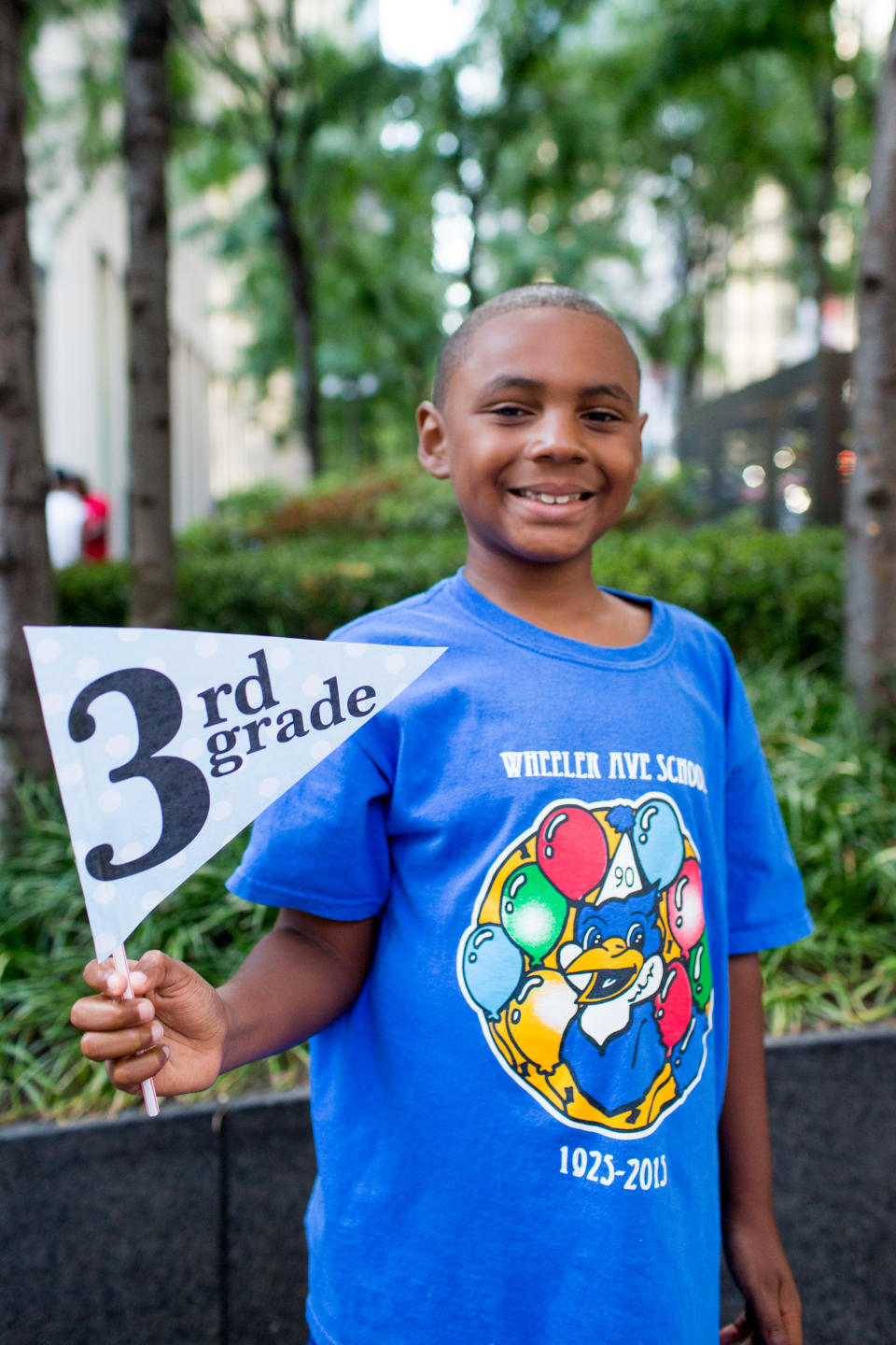 DIY back to school signs - grade pennant, flag (Samantha Okazaki / TODAY)