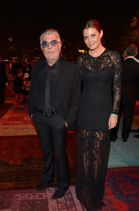 Roberto Cavalli y Sandra Nilsson-Bergman