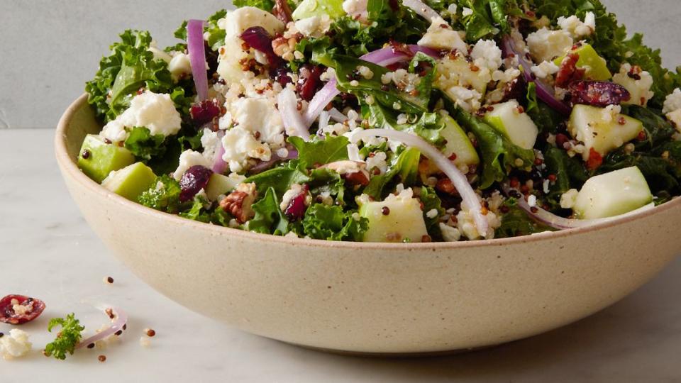 cranberry apple quinoa salad