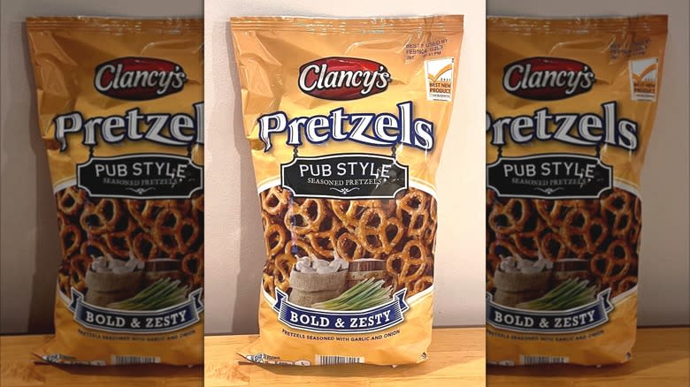 Clancy's seasoned pretzels