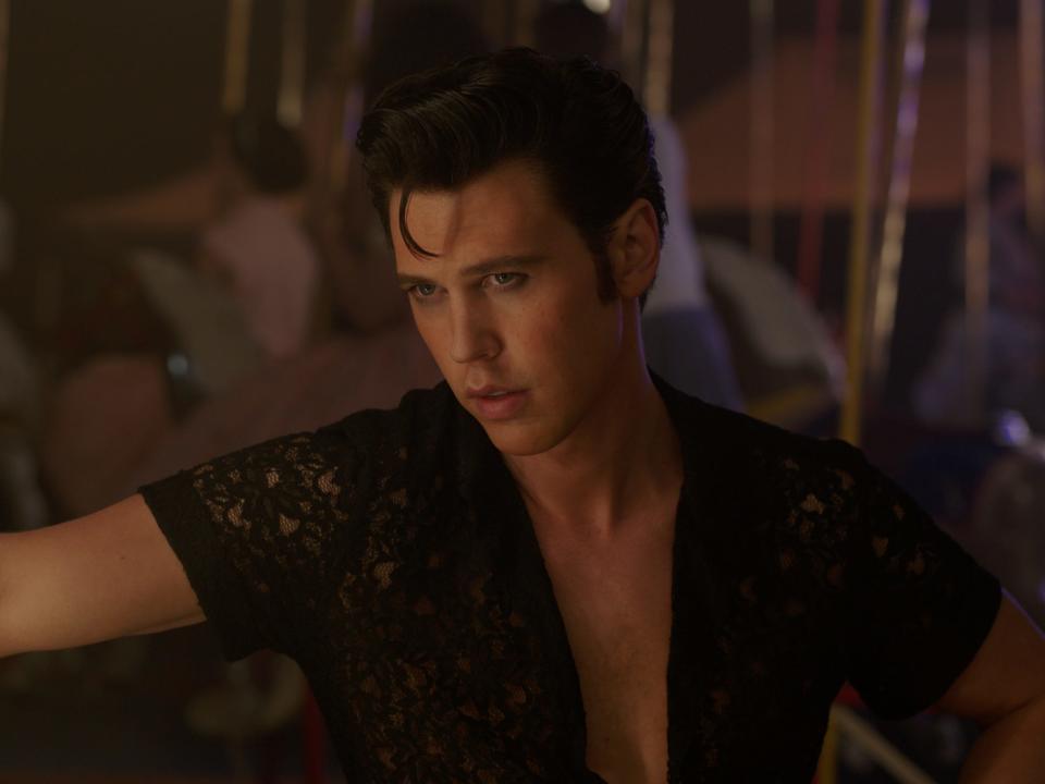 Austin Butler as Elvis Presley in "Elvis."