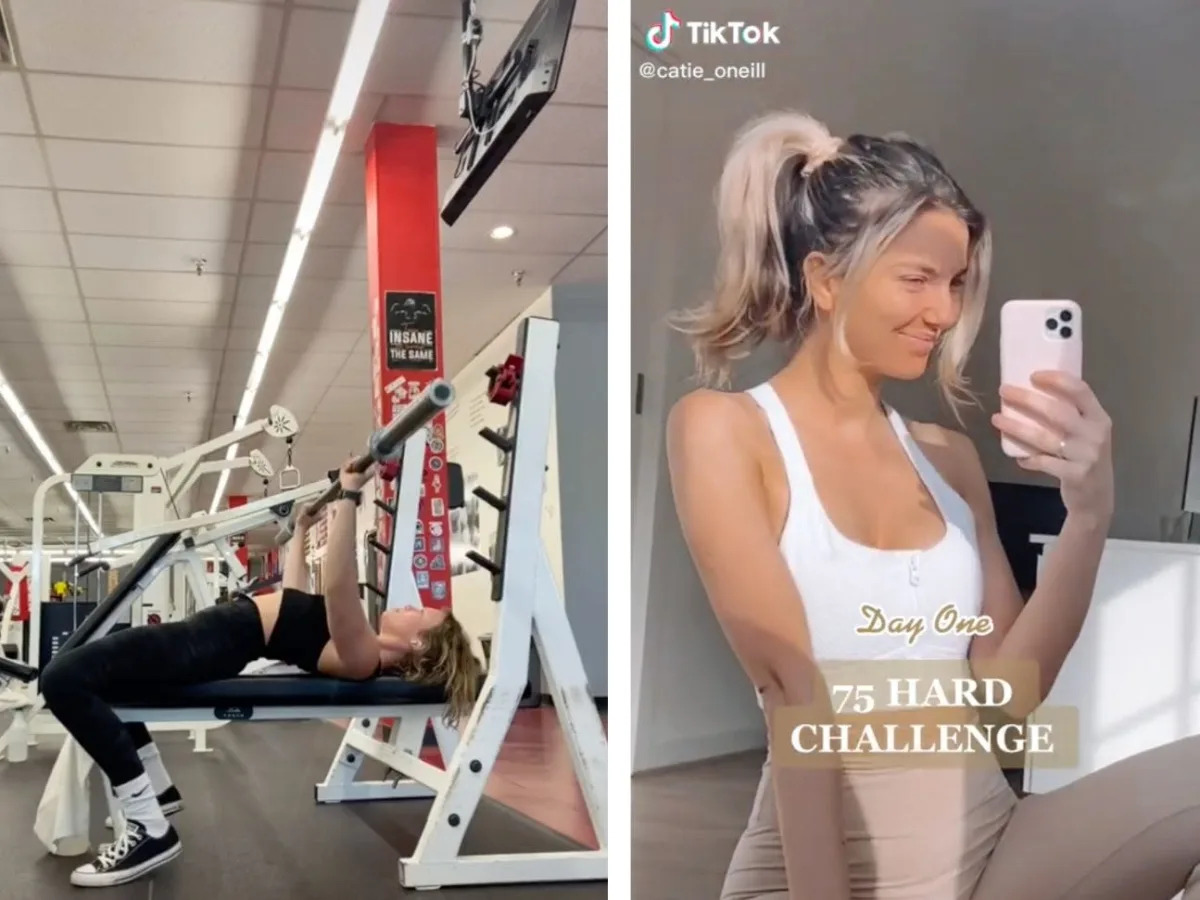 TikTokers who do the '75 Hard' challenge say the intense workout routine has str..