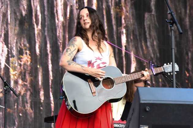 Waxahatchee performs at Latitude Festival 2024 at Henham Park on July 26, 2024 in Southwold, England.  - Credit: Robin Little/Redferns