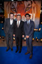 Rafe Spall, Ang Lee and Suraj Sharma arrive at the UK premier of 'Life Of Pi' at Empire Leicester Square.<br><br><b>[Life of Pi: <a href="http://uk.lifestyle.yahoo.com/lifes-journeys/message-in-a-bottle/" data-ylk="slk:Message in a bottle;elm:context_link;itc:0;sec:content-canvas" class="link ">Message in a bottle</a>]</b>