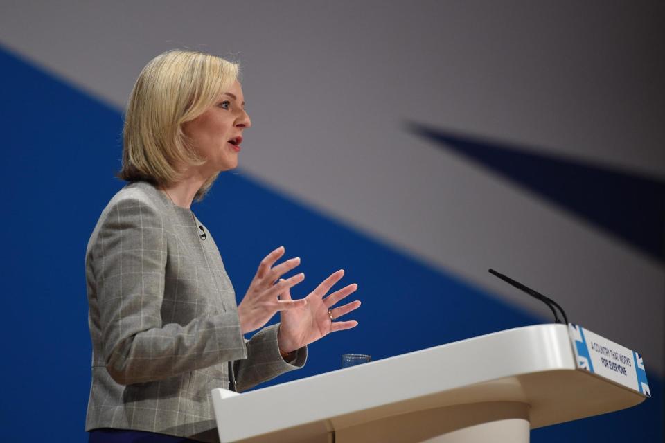 Criticised: Lord Chancellor Liz Truss: EPA