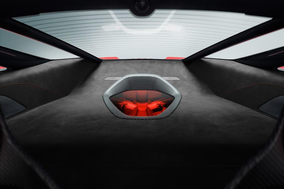 <p>For coupe owners who like to be reminded of the ballistic V-8 located behind them, McLaren offers a clear panel through which the engine can be seen.</p>